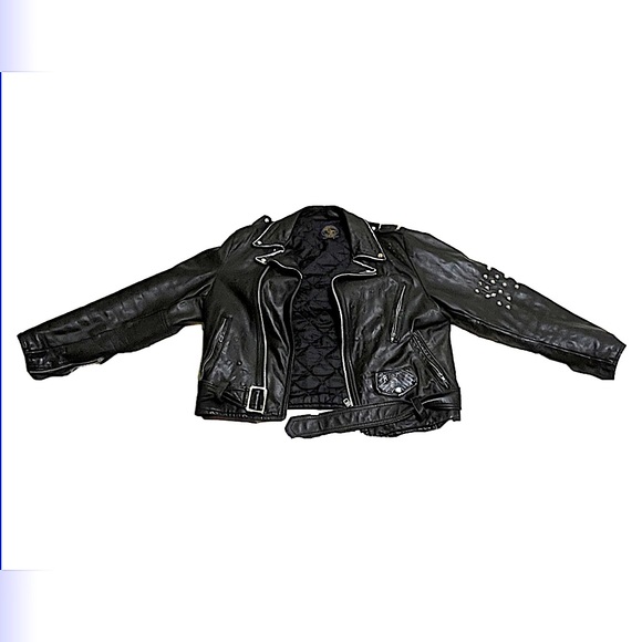 VINTAGE Golden Boy Garment Leather Jacket, size Large - Picture 1 of 3